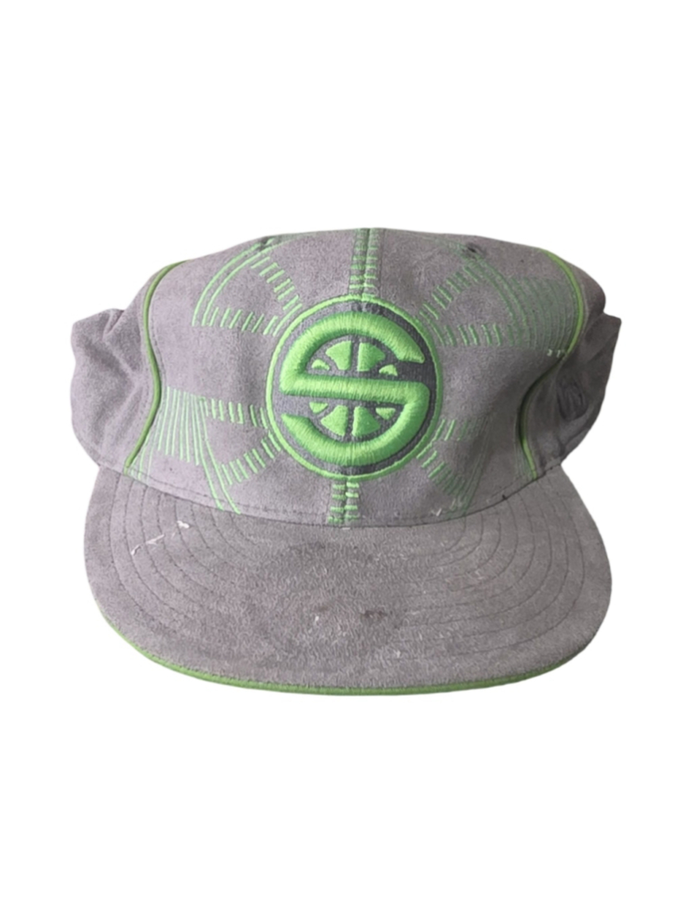 Men's UNK NBA Hat One Size Grey and Green